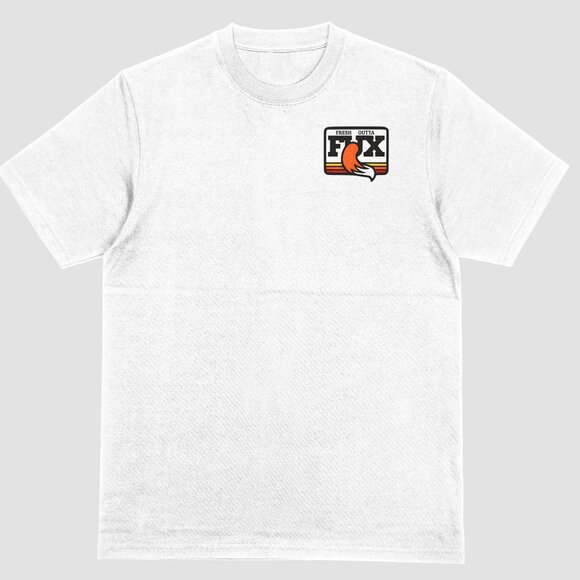 COPY - Fresh Outta Fux Men's 100% Cotton T-shirt White - Picture 2 of 4